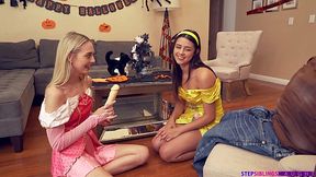 Kylie & Lily: Pre-Party Heat - Threesome Tease & Ride