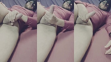 Masturbation and sensuality with pure exhibition