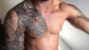 acordando com muito tesao batendo uma