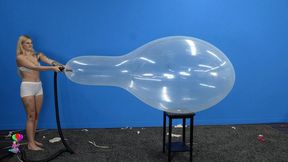 Harley Machine Pops Huge Balloons Part 2 4K (3840x2160)