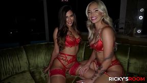 RICKYSROOM Dirty little duo with Gianna Dior and Rara Knupps