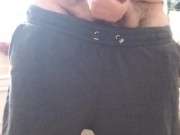 Crossdressing BHM wank and cum.