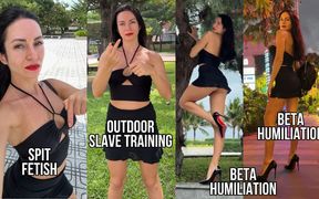 Outdoor Slave Training & Worship Me, Loser