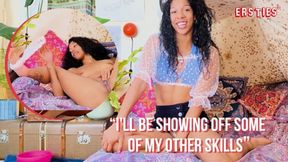 ”Ersties - Flexible Beautiful Babe from the UK Gets Off With a Glass Sex Toy”