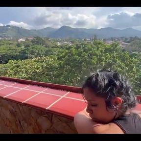 I Fuck My Wife's Stepdaughter at Home While She's Not Home, I Cum in Her Mouth. Homemade Mexican