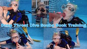 Deep Throat Dive Scuba Suck Training - MP4 720