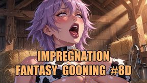 Impregnation Fantasy Gooning #8D: Fertility Goddess Breeding Trance (Animated, Music, Text)