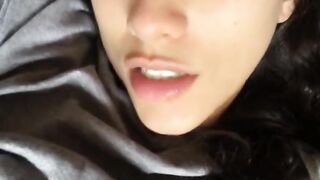 Hot Brunette Amateur Masturbates to Real Orgasm on Webcam