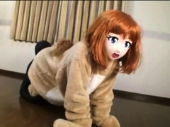 Seductive pretty redhead teen doggystyled