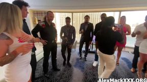 Hotwife Tour Gangbang Orgy - a lot of sexy girls