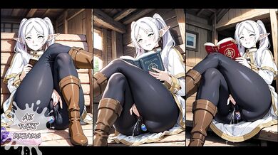 FRIEREN : HOT THREESOME WITH FERN AND STARK WILL MAKE YOU CUM!! (HENTAI COMPILATION) - ASMR/JOI CHALLENGE