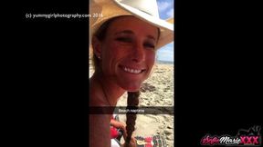 SofieMarieXXX Irresistible Sofie Marie Teases On The Beach