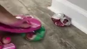 Crushing Can in Sandals