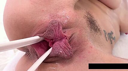 Hardcore Fisting Action with Big Black Dildos and Rough Toy Play