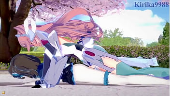 Garie T?m?n and Maria Cadenzavna Eve and Micha Jawk?n intense futanari sex  ? Symphogear Hentai