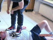 Spit and slap humiliation for my sub