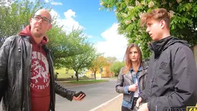 Excited Cuckold Watches Sexy GF Ride Big Cock Passionately