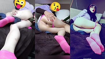 Ruby Queen - Mariquita Cachonda - Fantasea con un Sugar Daddy que la Coja por el Culito - Sissy Disfruta Penetrando Duro su Ano - a ella le encanta el Pene en el Culo - Jovencita LadyBoy masturbacion