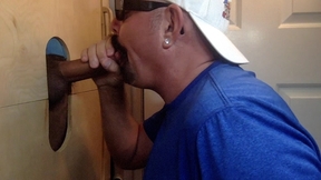 Huge Cock Delivers At The Gloryhole
