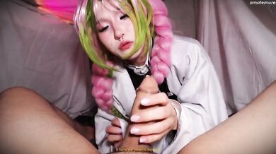 Mitsuri Cosplay Rough WMAF Creampie Deep Throat Gushing