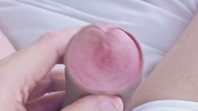 POV Wank With Big 5 Day Cumshot