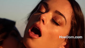 Two Babes In Black Lingerie Go Full On Lesbian | HoeDom