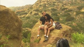 Clumsy Latina babe found her savior!