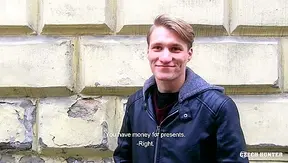 Czech twink takes intense standing doggy fuck — hot sweaty gay sex scene – 18+