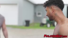 Cam Crawford Loses Bet and takes ripped Kenzo Alvarezs hole drilling