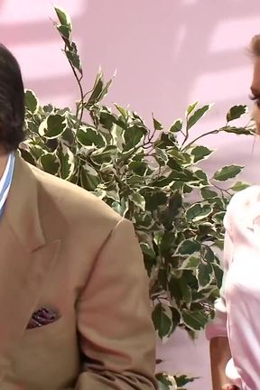 This lucky guy gets seduced by 5 hot babes