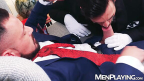 Bossy Cristian Sam drills deep into his Latino butler Javi Gray