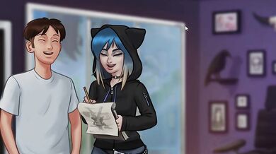 Halloween Graveyard Fuck With Busty Goth Teen Anime Creampie