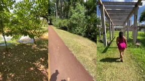 um passeio no parque que deu muito certo.