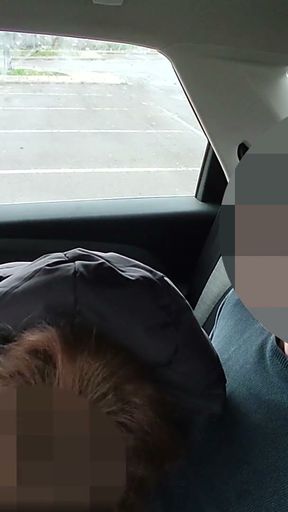 Dick flash - Teacher caught student jerking off in the car and help me cum - MissCreamy   Clip 1