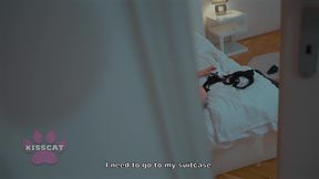 Honeymoon Stepmoms Luna Doll Catches Stepson for Cowgirl Ride Then Kisscat Gets Secret Creampie