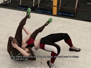 Going Over 12 i had to teach two woman about wrestling