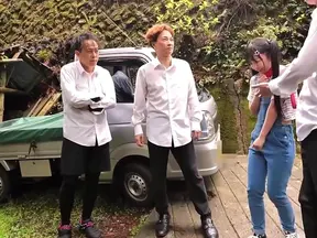 Sensual Japanese Babe Gets Captured & Gang-Banged On Busy City Streets