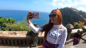 ”Bali vacation trip visiting a national park with sexy amateur sex once home”