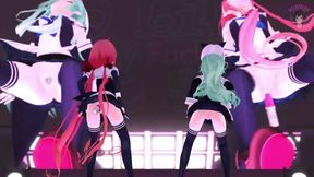 Sexy Teens Showing Pussy in Dance