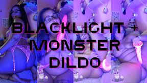 Black Light and Monster Dildo