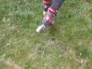 I paid the coach with sex for a roller skating lesson with dirty russian talk - Lesbian_illusion