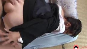 Maki Hojo Unleashed - Raw Passion of a Japanese Kimono-clad Beauty