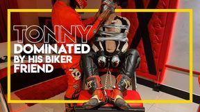 Tonny Dominated by his Biker Friend (1080p) Gay Bondage - Gay Domination - Biker - Handcuffs - Boots - Helmet - Leather - Boots - BDSM