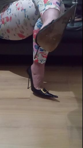 Crossdresser Dangling Xtreme High Heels by Rosa Shoes