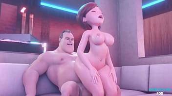 Aunt Cass enjoying her big cock