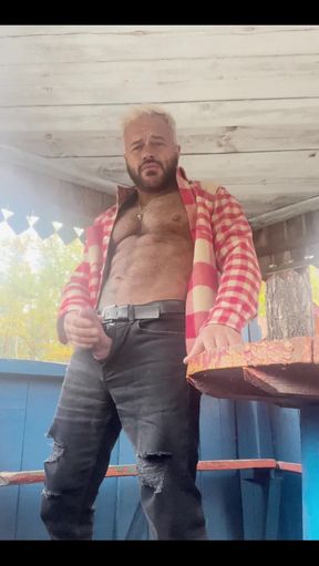 Daddy Bjorn Relaxing in the Wood