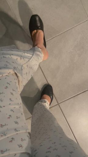 Come sniff my ballet flats my feet boys