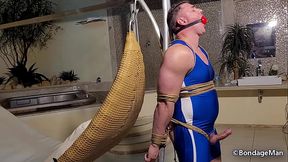 Peter tied up and gagged lycta ballgagged struggling on the floor moaning bondage guy brazilian