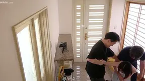 Japanese Threesome Madness, Unbridled Kissing, Cock Sucking & Monstrous Fucking!