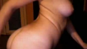 Awesome and freaky brunette teen fucks herself with a hammer